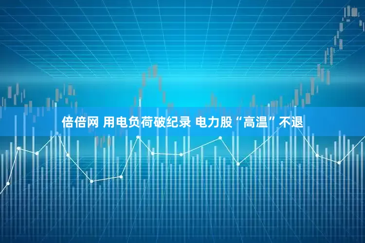倍倍网 用电负荷破纪录 电力股“高温”不退