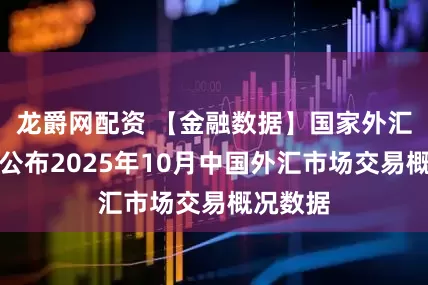 龙爵网配资 【金融数据】国家外汇管理局公布2025年10月中国外汇市场交易概况数据
